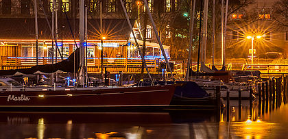 Flensburger Förde bei Nacht